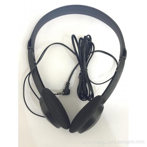 Factory Cheap Disposable Airline headphone